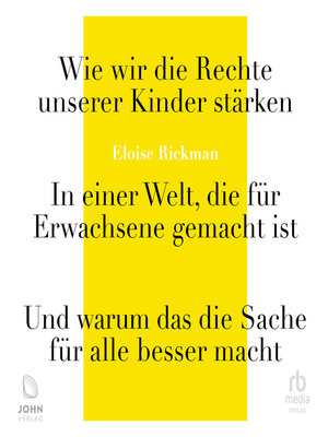 cover image of Wie wir die Rechte unserer Kinder stärken